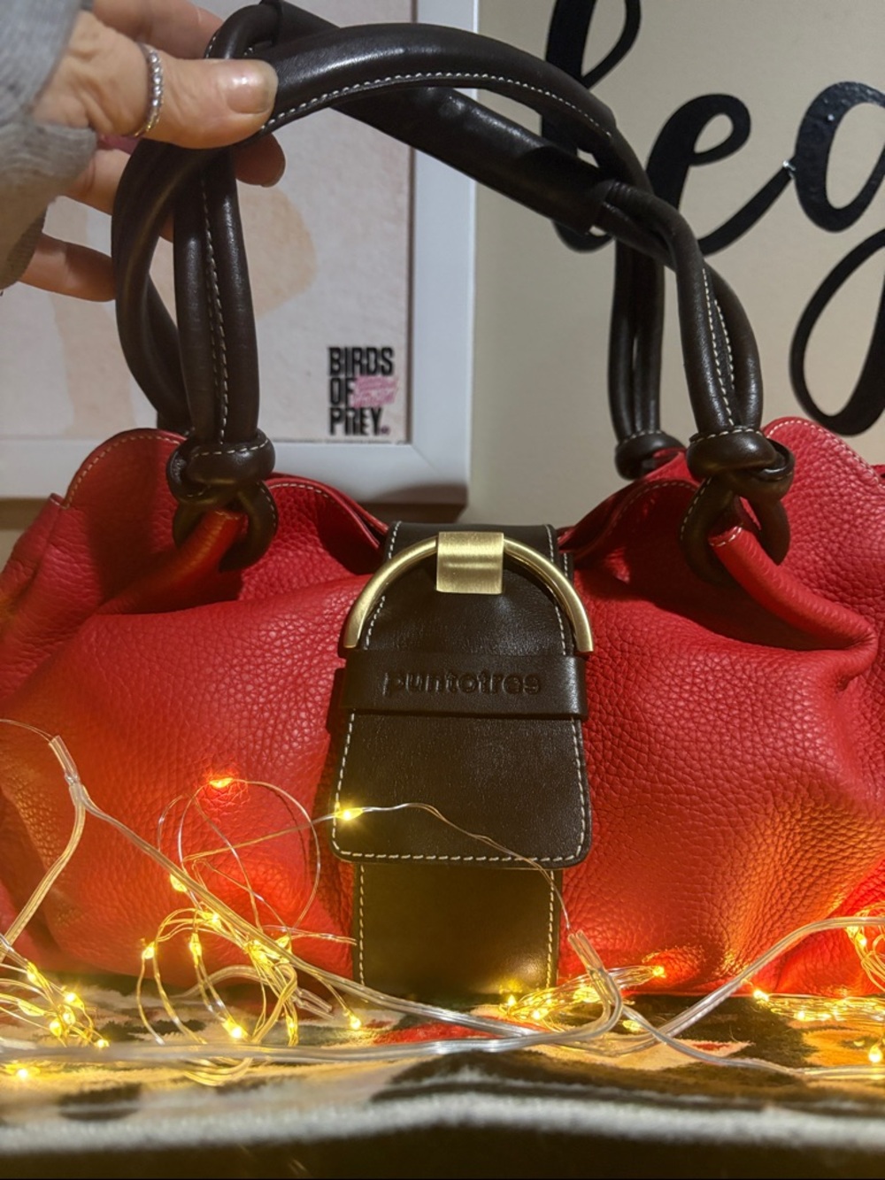 PUNTOTRES  hand bag FIRM $89 seebelow 👇EUC - Picture 3 of 13